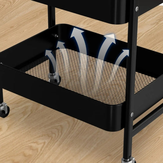 Carrito Organizador Con 3 Niveles Y Ruedas  SA39