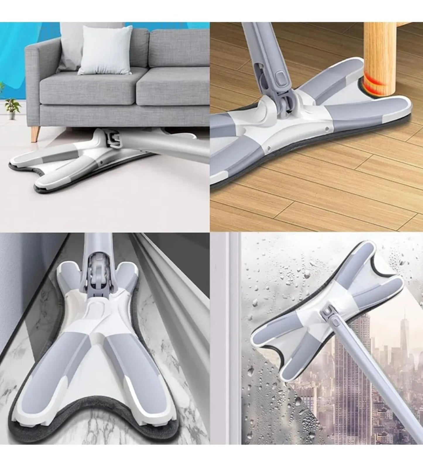 Mopa Tipo X Giratoria con Microfibra Absorbente 8080-3