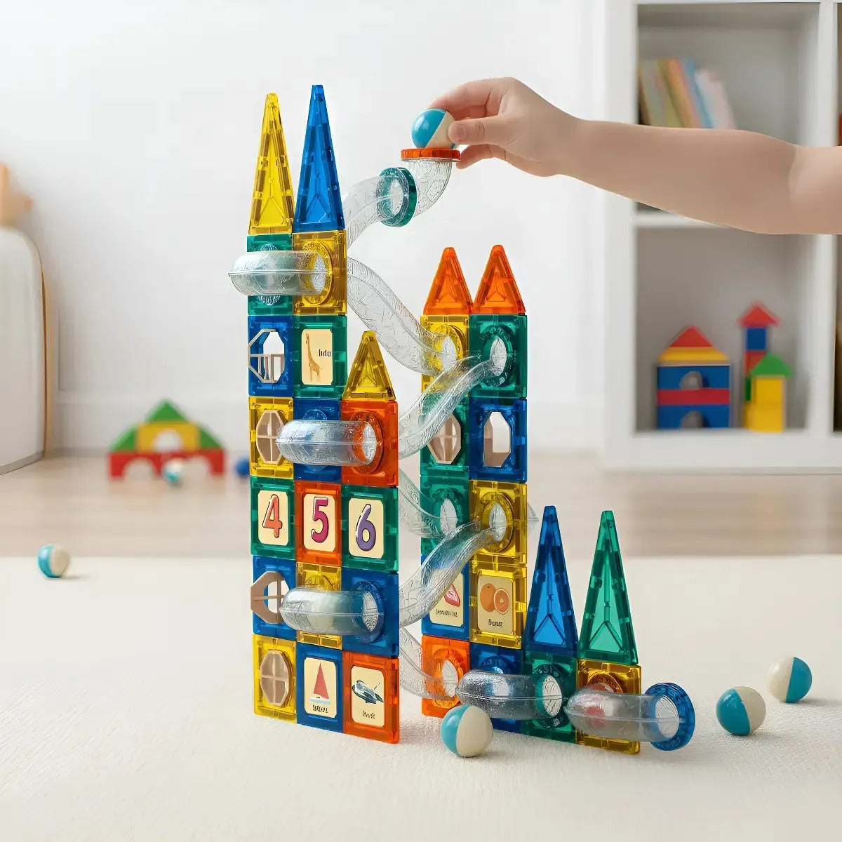 Bloques Magnéticos De Construcción Para Niños de 42 y 97 Piezas