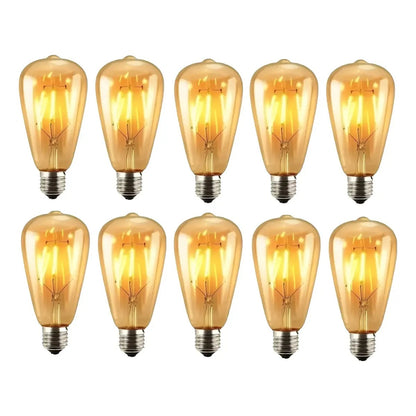 Ampolleta Led Filamento 4w Retro St64 Vintage E27