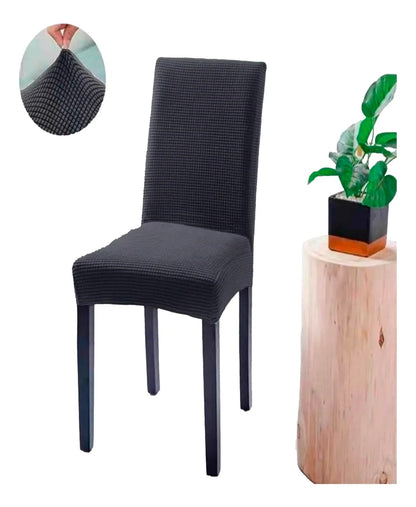 Pack X6 Fundas Cubre Silla Cuadrille Elasticada Para Comedor
