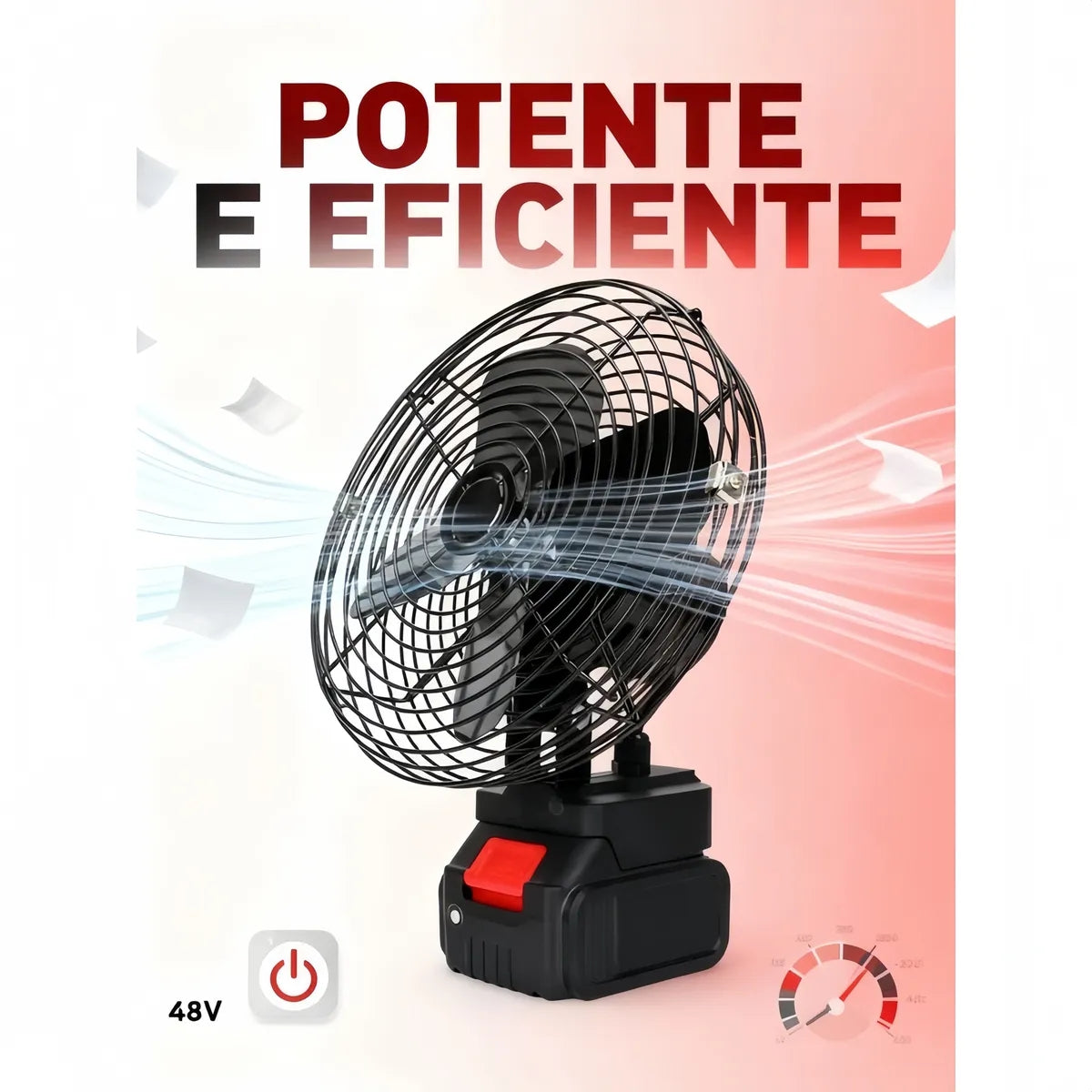Ventilador Portátil Recargable - Batería 48v RS2942