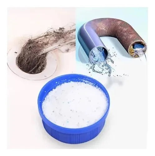 Polvo Limpiador Destape Cañería Desagüe Baño 280g