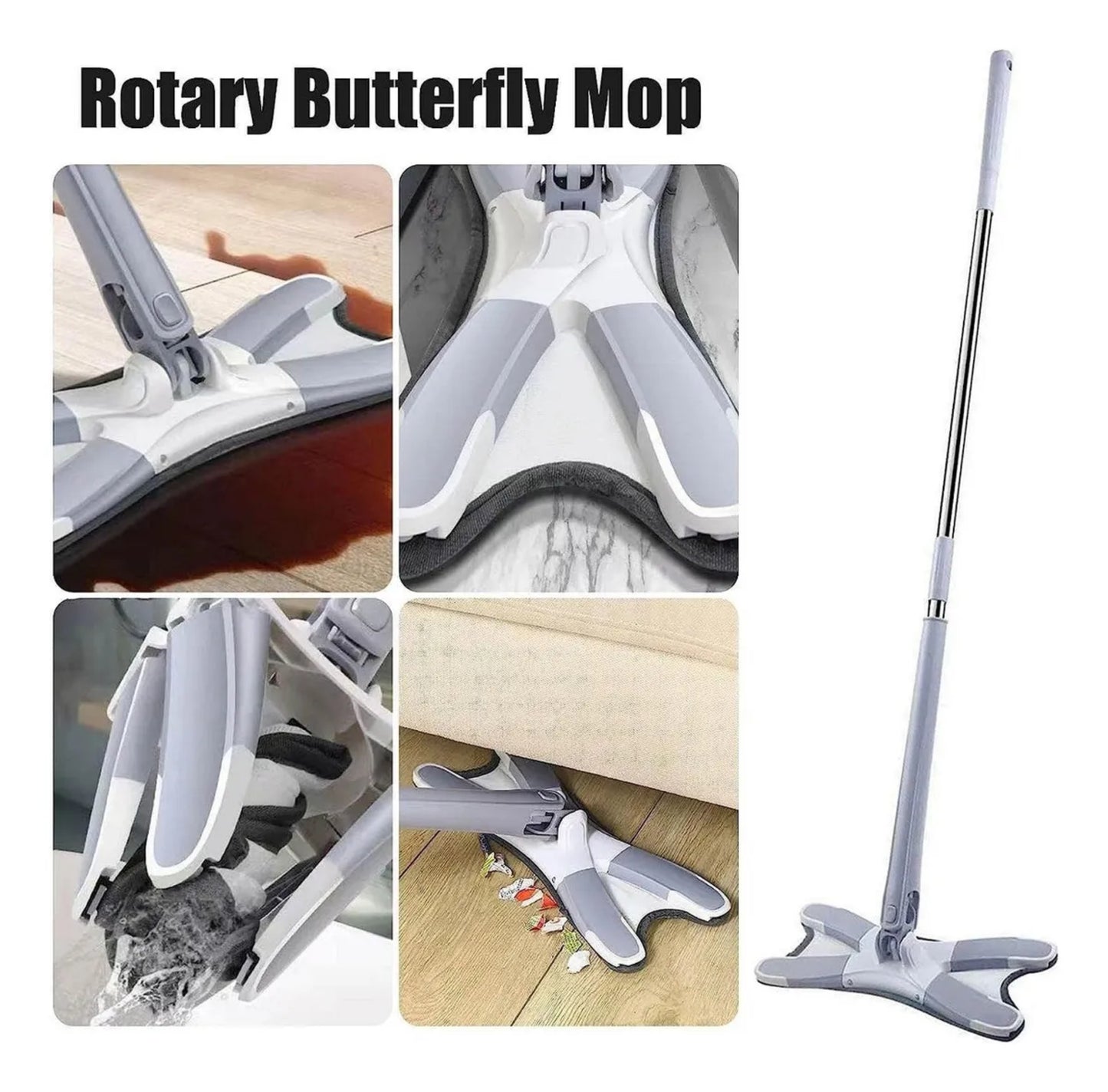 Mopa Tipo X Giratoria con Microfibra Absorbente 8080-3