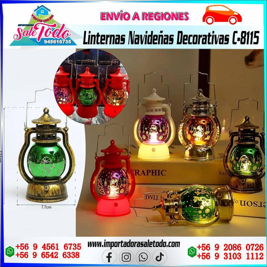 Linternas Navideñas Decorativas C-8115