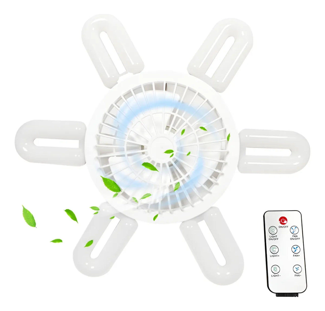 Ventilador Flor de Techo con Luz Led C9144