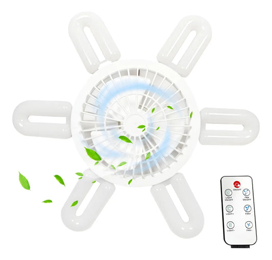 Ventilador Flor de Techo con Luz Led C9144