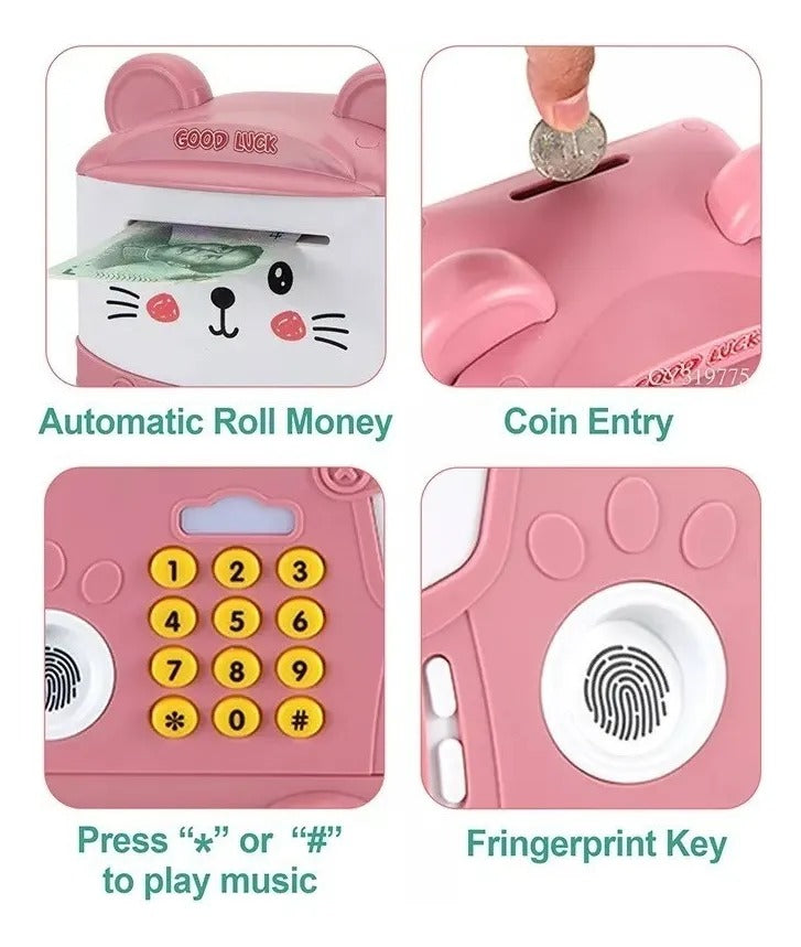 Alcancía Electrónica Niños Juguetes Cerdito Music Saving Box