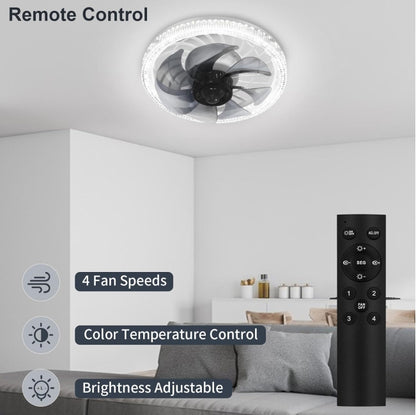 Ventilador de Techo con Luz Led y Control Remoto C9143