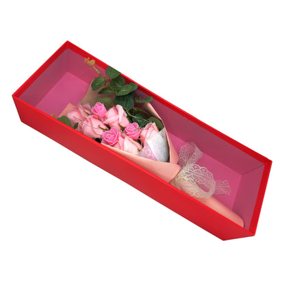 Ramo De Rosas Artificiales Luces Led En Caja | C8028