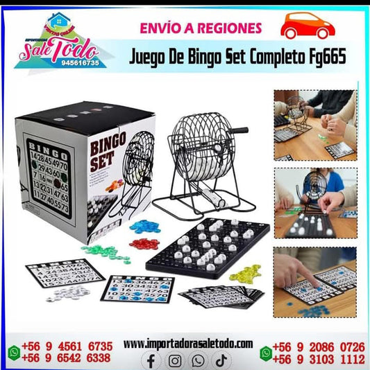 Juego De Bingo Set Completo FG665