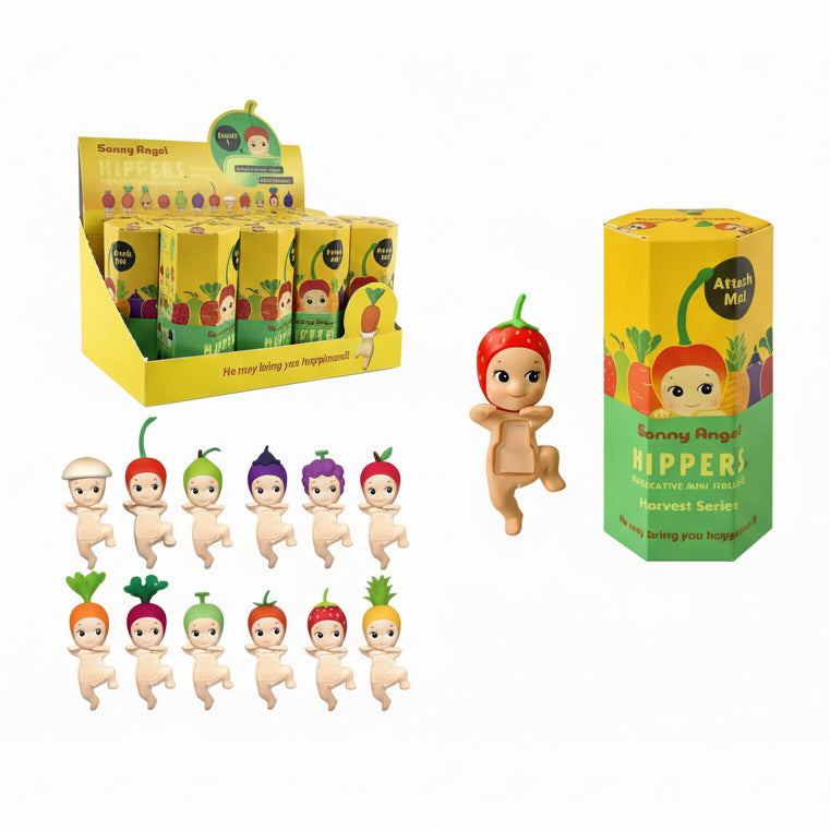 Muñeco Ángel Coleccionable Surtidos Animales, Frutas y Series Especiales – Caja Sorpresa 4x7.5cm