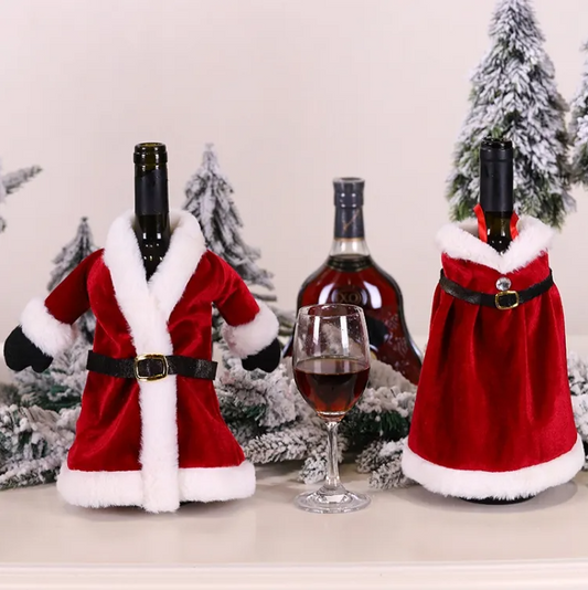x1 Cubre Botella Vino Diseño Navidad 1202505