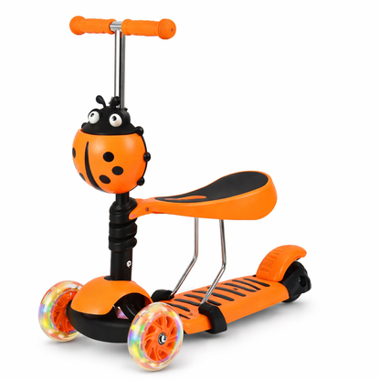 Scooter Chinita 3 en 1 Infantil con Asiento y Luces LED C16143