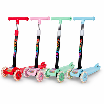 Scooter Patín Infantil 3 Ruedas con Luces LED C231049
