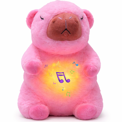 Capibara Musical con Respiración Realista y Sonidos Relajantes