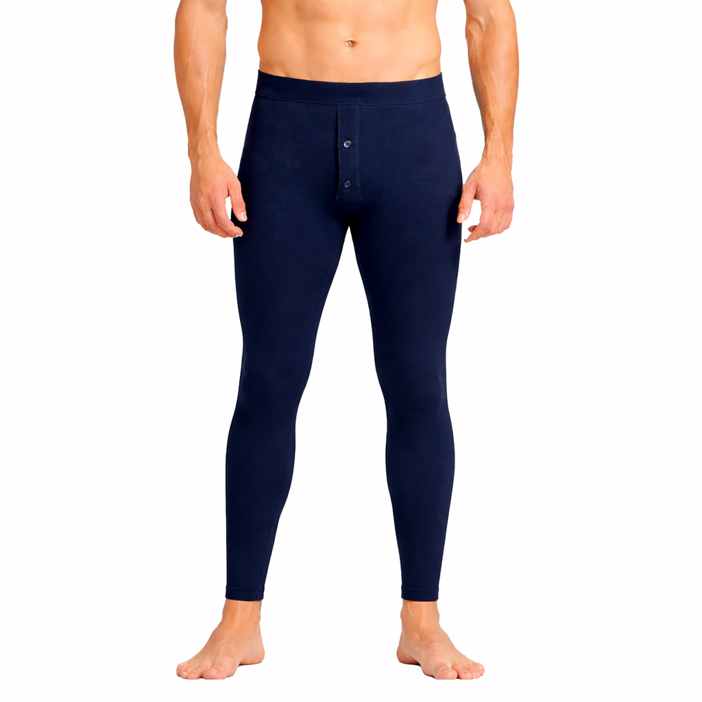 Calzoncillo Largo Hombre Bambú Primera Capa Térmico Respirable