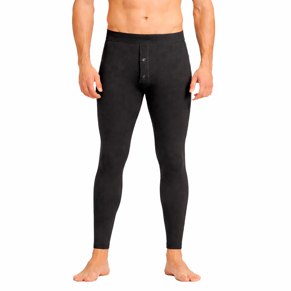 Calzoncillo Largo Hombre Bambú Primera Capa Térmico Respirable