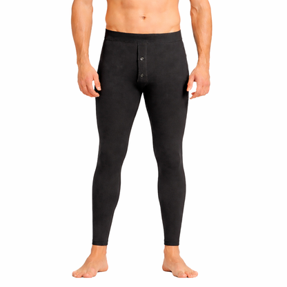 Calzoncillo Largo Hombre Bambú Primera Capa Térmico Respirable