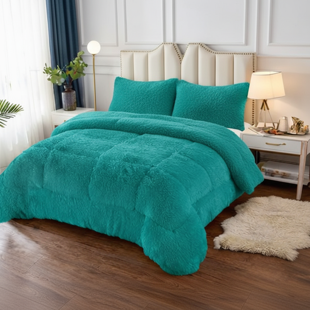 Cobertor Peludo Liso 2P King 230x250 cm con Chiporro Extra Abrigador