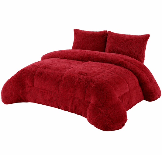 Cobertor Peludo Liso 2P King 230x250 cm con Chiporro Extra Abrigador
