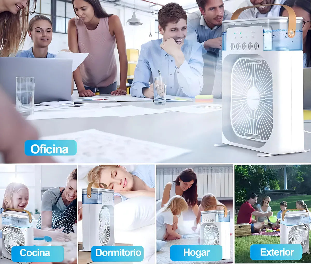 Ventilador Portátil 3 En 1 JS1395