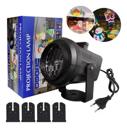 Proyector Luces Led Navidad Multicolor Exterior Interior