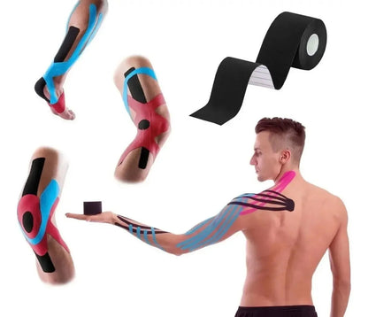 Cinta Venda Tape Kinesiológico Adhesivo 5cmx5m Neuromuscular