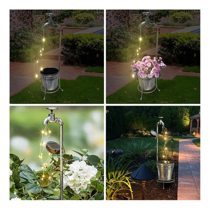 Lámpara Solar LED Grifo Decorativa – Luz Cálida para Jardín y Patio