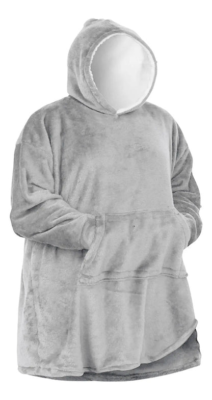 Poleron Sherpa Capucha Huggle Hoodie Chiporro Oversize Xxl