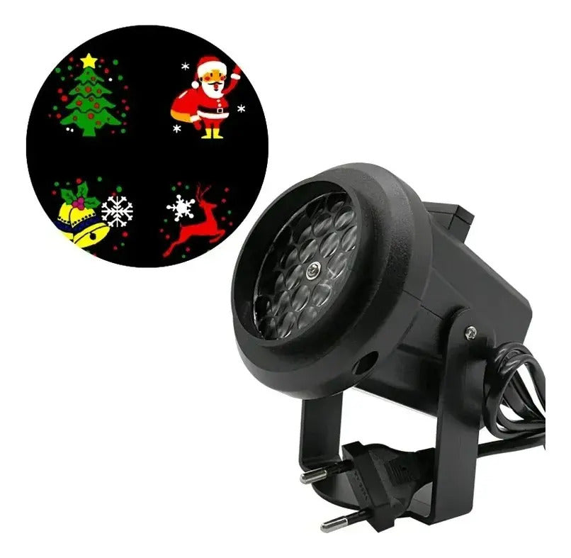 Proyector Luces Led Navidad Multicolor Exterior Interior