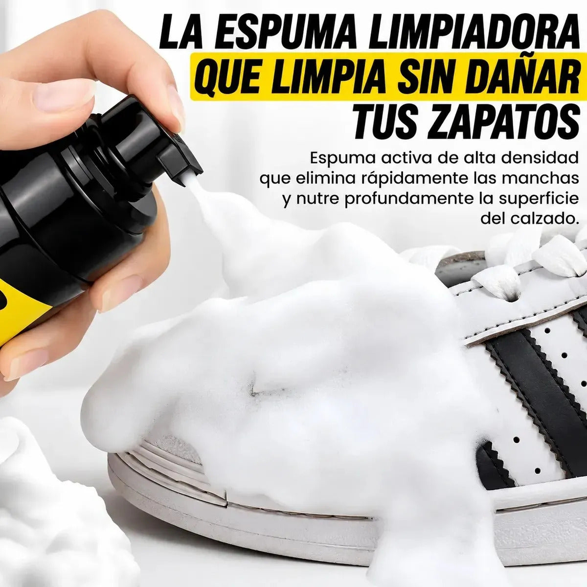 Kit Limpieza Zapatilla Espuma Limpiadora Blanqueadora 4 En 1