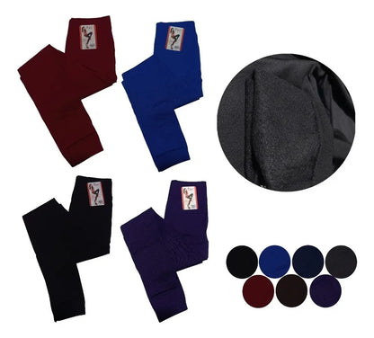 Calza Panty De Polar Sin Costura Mujer Invierno Elastizada