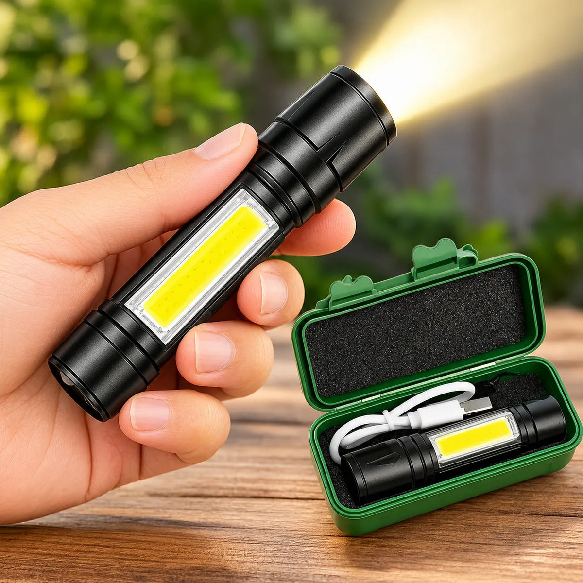 Mini Linterna Led Linterna Táctica Linterna Recargable Usb