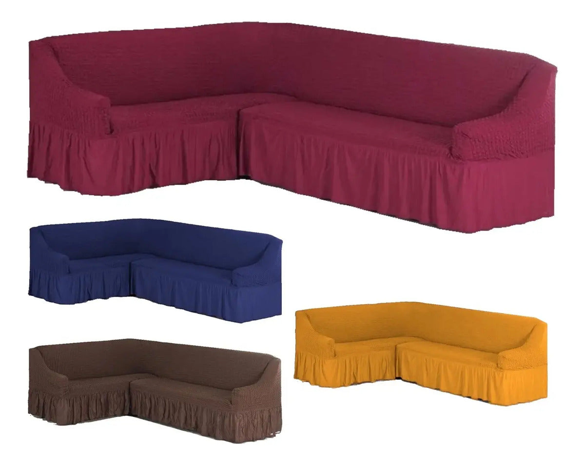 Cubre Sillones Tipo L Turco  Algodón Turco 100% Original