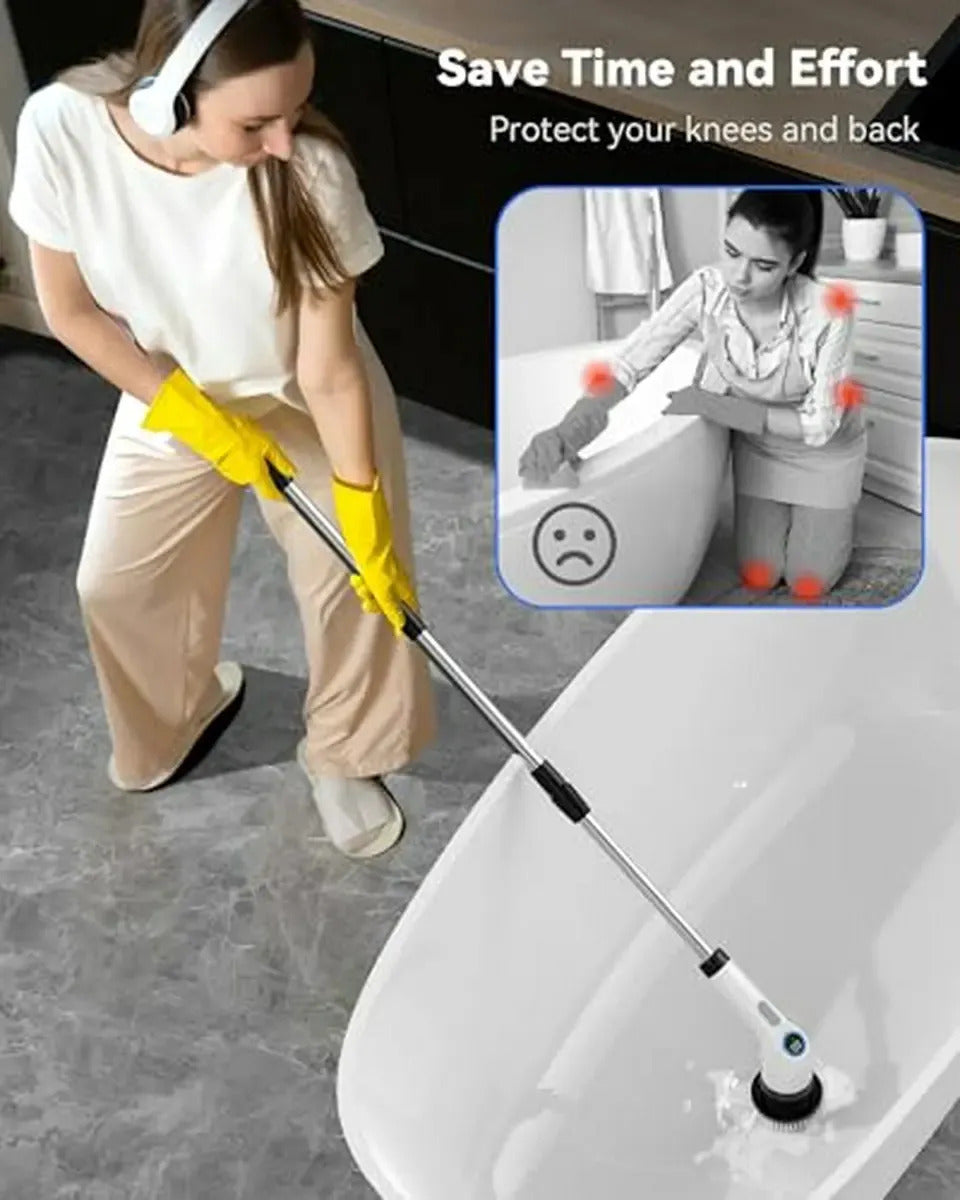 Cepillo Electrico Limpieza Multiuso Hogar Inalambrico 7 En 1