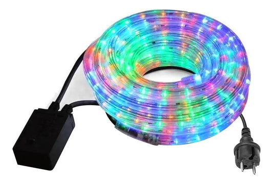 Manguera Led 20 Mts Multicolor Navidad Decoración