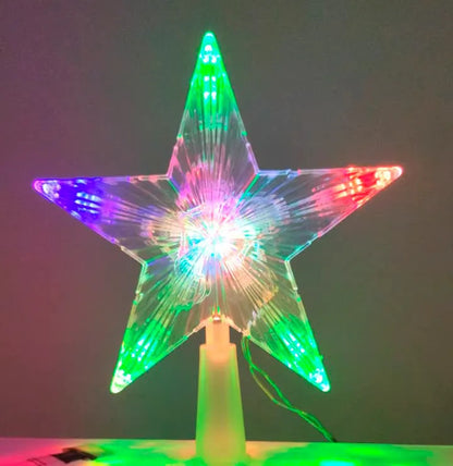 Estrellas Led 15cm y 21cm Para Árbol De Navidad Luces Led a Pilas Aa