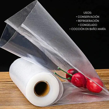 Maquina Selladora Al Vacío Alimentos 90w + 2 Rollos 28cmx5m