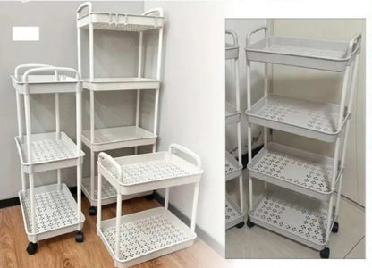 Carrito Organizador 4 Niveles Con Ruedas Multiuso Hogar