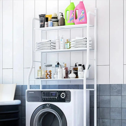Estante Organizador De Lavadora Baño Metalico Rack 3 Niveles