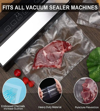 Bolsas Rollos Para Sellado Al Vacío 28cm de 5mts y 10 mts
