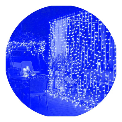 Cortina 240 Led 3x2 Mts Matrimonio Eventos Jardín Navidad