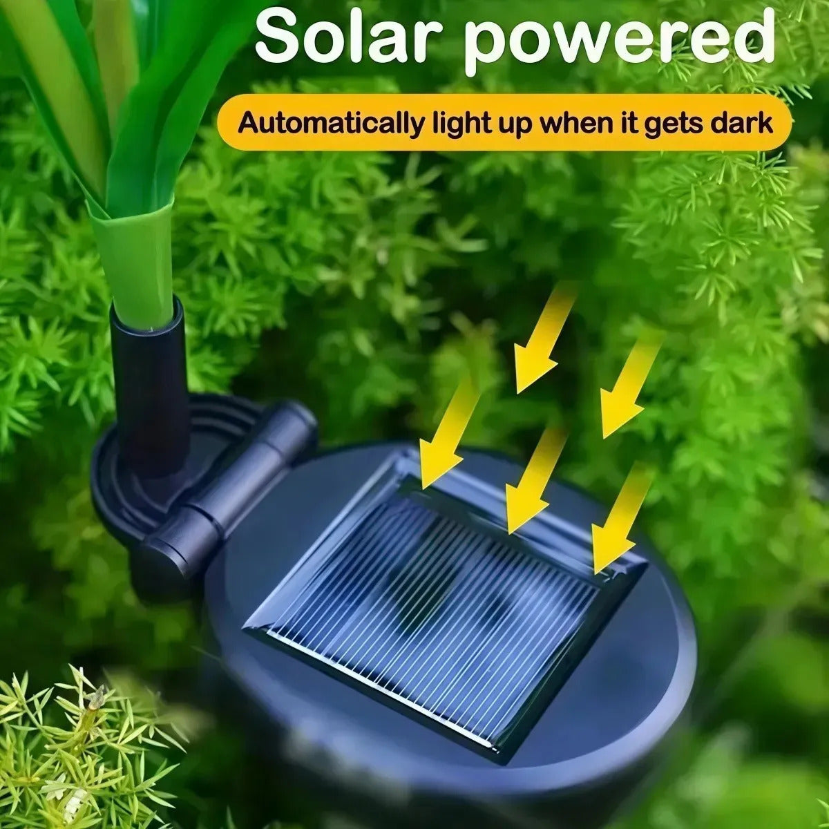 X2 Luces Led Solar Diente De Leon 3l Decoracion Patio Calido