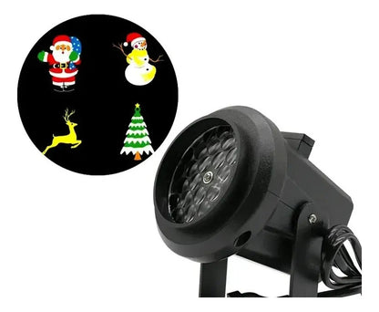 Proyector Luces Led Navidad Multicolor Exterior Interior