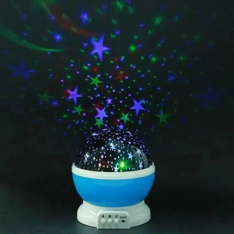 Lámpara Proyector LED Cielo Estrellado Multicolor – Espantacuco Infantil USB