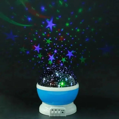 Lámpara Proyector LED Cielo Estrellado Multicolor – Espantacuco Infantil USB