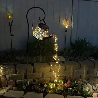 Regadera Jardin Lampara Solar Led Patio Decoracion Exterior