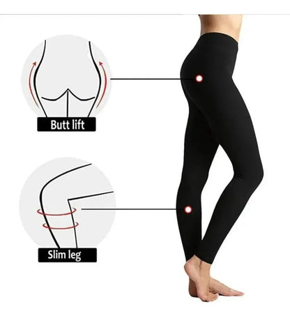 Calza Panty De Polar Sin Costura Mujer Invierno Elastizada