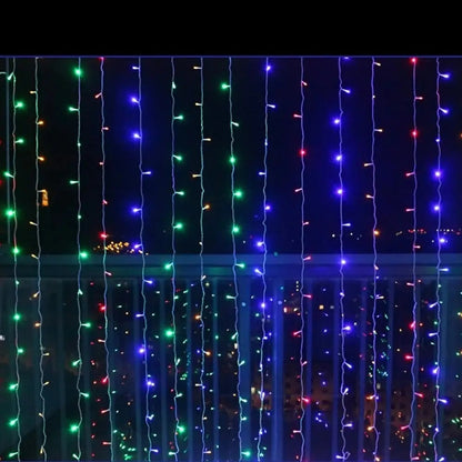 Cortina 6x2 Mts 480 Led Matrimonio Eventos Jardín Navidad